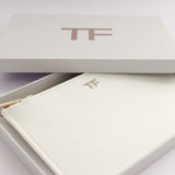 TOM FORD 白色化妝手拿包 (I1633)