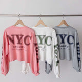 NYC 不規則上衣 (粉色) (MQ662粉)